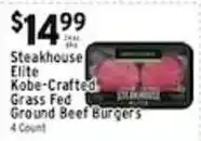 Met Foodmarkets Steakhouse elite kobe-crafted grass fed ground beef burgers offer
