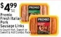 Met Foodmarkets Premio fresh italian pork sausage links offer