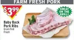 Met Foodmarkets Farm Fresh Pork Baby Back Pork Ribs offer
