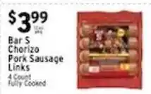 Met Foodmarkets Bar S Chorizo Pork Sausage Links offer