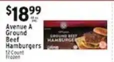Met Foodmarkets Avenue A Ground Beef Hamburgers offer