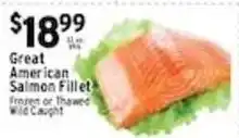 Met Foodmarkets Great American Salmon Fillet offer