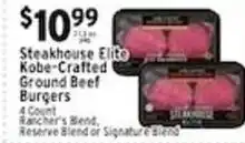 Met Foodmarkets Steakhouse Elite Kobe-Crafted Ground Beef Burgers offer