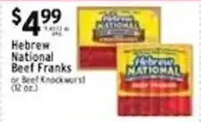 Met Foodmarkets Hebrew national beef franks offer