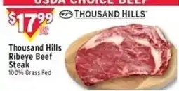 Met Foodmarkets Thousand Hills Ribeye Beef Steak offer