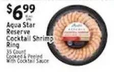 Met Foodmarkets Aqua Star Reserve Cocktail Shrimp Ring offer