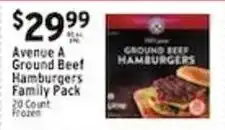 Met Foodmarkets Avenue A Ground Beef Hamburgers offer
