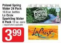 Shaw's Poland Spring Water offer