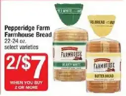Shaw's Pepperidge Farm Farmhouse Bread offer