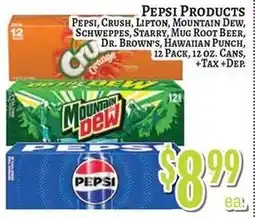 Trade Fair Supermarket Pepsi Products offer