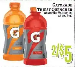 Trade Fair Supermarket Gatorade thirst quencher assorted varieties offer