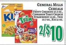 Trade Fair Supermarket General Mills Cereals offer