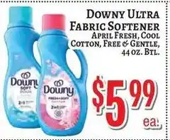Trade Fair Supermarket Downy ultra fabric softener offer