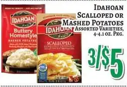 Trade Fair Supermarket Idahoan scalloped or mashed potatoes assorted varieties offer