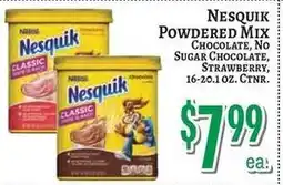 Trade Fair Supermarket Nesquik powdered mix chocolate offer