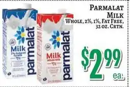 Trade Fair Supermarket Parmalat milk offer