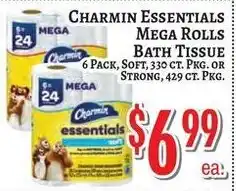 Trade Fair Supermarket Charmin essentials mega rolls bath tissue offer