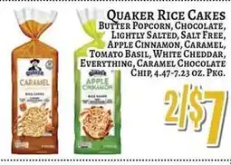 Trade Fair Supermarket Quaker rice cakes offer