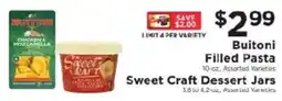 ShopRite Buitoni filled pasta offer