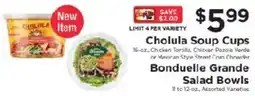 ShopRite Cholula Soup Cups offer