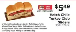 ShopRite King's Hawaiian Savory Butter Rolls offer
