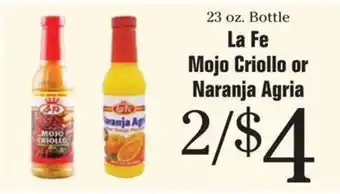 La Fe Mojo Criollo or Naranja Agria