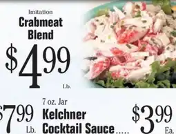 Morton Williams Kelchner Cocktail Sauce offer