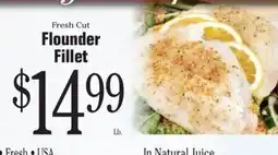 Morton Williams Fresh Cut Flounder Fillet offer
