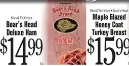Morton Williams Boar's Head Deluxe Ham offer