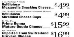 Morton Williams BelGioioso mozzarella snacking cheese offer