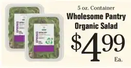 Morton Williams Wholesome Pantry Organic Salad offer