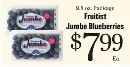 Morton Williams Fruitist Jumbo Blueberries offer