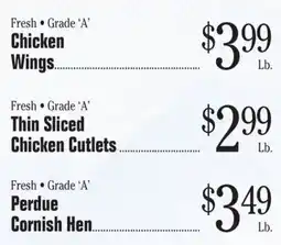 Morton Williams Fresh Grade A Chicken Wings offer