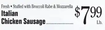 Italian Chicken Sausage