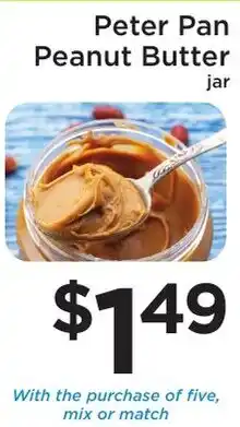 Green Hills Grocery Peter Pan Peanut Butter jar offer