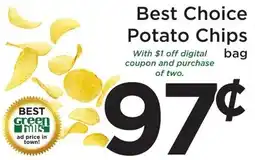 Green Hills Grocery Best Choice Potato Chips offer