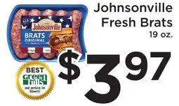 Green Hills Grocery Johnsonville fresh brats offer