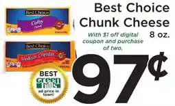 Green Hills Grocery Best Choice Chunk Cheese offer