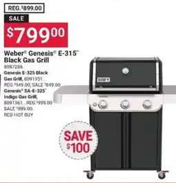 Ace Hardware Weber Genesis E-315 Black Gas Grill offer