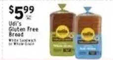 Met Foodmarkets Udi's Gluten Free Bread offer
