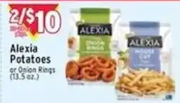 Met Foodmarkets Alexia Potatoes or Onion Rings offer