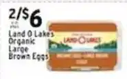 Met Foodmarkets Land O Lakes Organic Large Brown Eggs offer