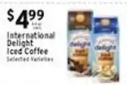 Met Foodmarkets International Delight Iced Coffee offer