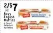 Met Foodmarkets Bays English Muffins offer