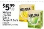 Met Foodmarkets Melona Frozen Dairy Dessert Bars offer