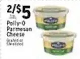 Met Foodmarkets Polly-O Parmesan Cheese offer