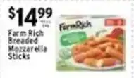 Met Foodmarkets Farm Rich Breaded Mozzarella Sticks offer