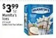 Met Foodmarkets Mamita's Ices offer
