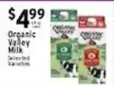 Met Foodmarkets Organic Valley Milk offer