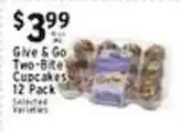 Met Foodmarkets Give & Go Two-Bite Cupcakes offer